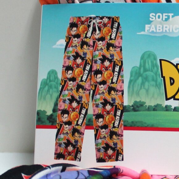 Men's New With Tags 2XL 44 - 46 Dragonball Z Graphic Sleep Pants With Pockets - Picture 1 of 8
